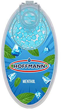 Hoffmann Premium DIY Click Hülsen Kapseln 1 Box 100er Set Kugeln + All u need Flaschenöffner Keyring (Menthol, 1)
