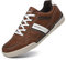 TARELO Scarpe Ginnastica Uomo Casual Base Sneaker Marrone 43