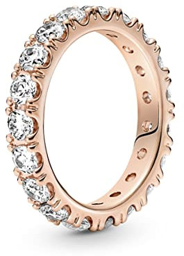 PANDORA ROSE Timeless Ring funkelnde Reihe 14k rosévergoldet, Zirkonia 180050C01 58