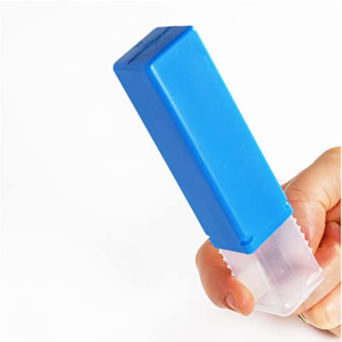 15 Stück 20x20x200-350 mm Verpackungshülsen für Bohrer, Fräser. Hülsen *Blau*