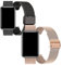 BrynnShop Kompatibel mit Huawei Watch Fit Armband Metall Ersatzarmband Edelstahl Schnellspanner Uhrenarmband für Huawei Watch Fit Elegant Mesh Gewebte Metallarmband (Schwarz+Roségold,Watch fit)
