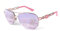 FONHCOO Verspiegelte Sonnenbrille Damen UV400 Brille Vintage Pilotenbrille Retro Sunglasses Women mit auffälliger Verspiegelung (Rosa)