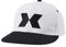 KOX Cap Flat Peak Weiß/Schwarz Gr. Einheitsgröße