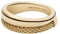 Skagen Women's Merete Gold-Tone Stainless Steel Stack Ring, Size 9 (Model: SKJ1601710)