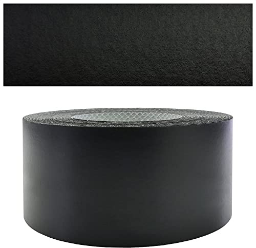 Mprofi MT® - Chant Melamine | 60mm X 5m | Bande de Chant Noir | Epaisseur 0,50mm | Facile à Appliquer | Pour Étagères, Meubles & Panneaux | Chant Thermocollant Durable
