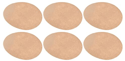 M METERXITY 18pz Pacciame Cerchio - Rotondo Non Tessuto Tessuto Albero Protettore Tappetino, Fioriera Barriera Erbacce Controllo, Applicabile a Esterno Piante (5.4, Beige)
