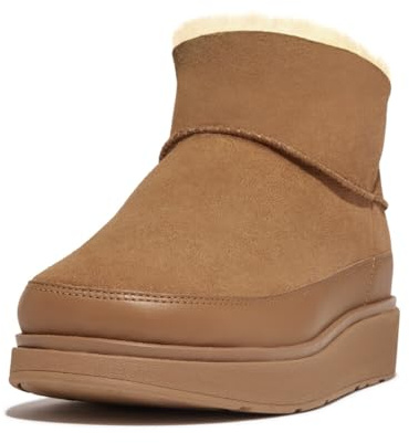 Fitflop Botines de Piel Gen-FF marrón
