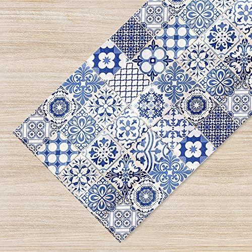 Il Gruppone Passione Casa Tappeto Cucina Antiscivolo Made in Italy Passatoia Antimacchia Multiuso Corridoio Soggiorno Lavabile in Lavatrice - 50x100 - Santorini
