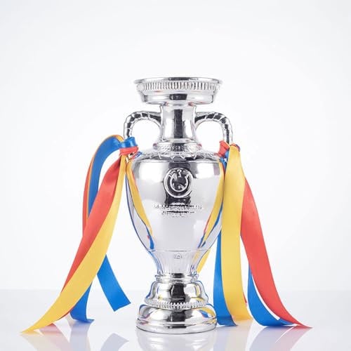 SUMESIRO European Italy win model Euro Cup trophy Football Replica Trophy Delaunay Trophy World Cup Soccer Fan Souvenir/Silver (Delaunay Trophy 44cm)