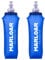 MARLOAR Flasque Running - Gourde Souple - Gourde Pliable -Pack de 2 unités de Flasque Running 500ml, Course à Pied ou randonnée. BPA Free. (Bleu, 500ML)