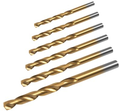 Rebel Metallbohrersatz HSS 6 Stück - 2, 3, 4, 5, 6, 8mm RB-1122