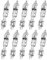 Kopinma 10 StüCke Angelrollenhalter Angeln Rollen Sitz Angeln Rollen Halter Deck Angeln Rad Rod Clip Halter Angeln GeräT für Salzwasser und Süßwasser, Meeres- und Felsenfischen geeignet