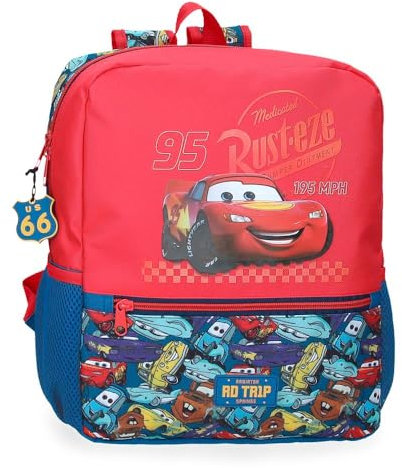 Disney Cars Rd Trip Equipaje- Bolsa de Mensajero, Niños, Rojo