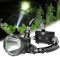 PARAROSE Rechargeable Led Head Torch, Waterproof Headtorch with 18 Kinds of Light Mode, Head Torch for Camping Hunting Running Fishing Hiking Biking
