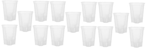 BESPORTBLE 15 Piezas Maceta Verde contenedores de Plantas de orquideas Maceta con autorriego Maceta para Plantas Maceta de Plantas jardineras de riego automático macetas de autorriego páginas