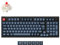 Keychron V5 Max QMK Wireless Custom Knob Mechanische Tastatur,DE-ISO 100-Tasten Programmierbar Bluetooth/2.4 GHz/Kabelgebunden mit RGB Hot-swappable Gateron Roter Schalter