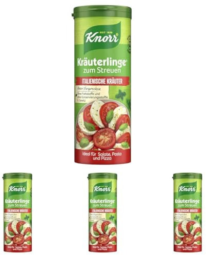 Knorr Kräuterlinge Italienische Kräuter Streuer, 1er-Pack (1 x 60 g) (Packung mit 4)