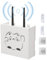 WiFi-Box-Abdeckung, Wandmontage, versteckte Box für Router, Hohle Glückskatze, WLAN-Router-Halterung, Router- ohne Bohren für den