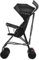Poussette 3 en 1, Poussette Canne, Trio, Poussette Bebe, Landau Bébé, Accessoires, Adaptateurs Universels, Grandes Roues, 25kg, panier spacieux-D-noir