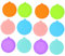 FUNNETOYU 12pièces Couvercles Silicone Pour Petits Récipients Idéaux Pour Sauces Assaisonnements Et Dips Étanches Et Réutilisables Pour Barbecues Et Repas Famille