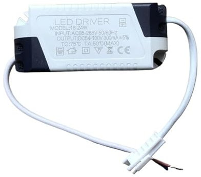 KKCZOFMJ Controlador LED 300ma 1-3W 3-5W 4-7W 8-12W 12-18W 18-24W Fuente de alimentación del Controlador de Corriente Constante LED for Transformador de Bombilla LED(8-12W 300ma)