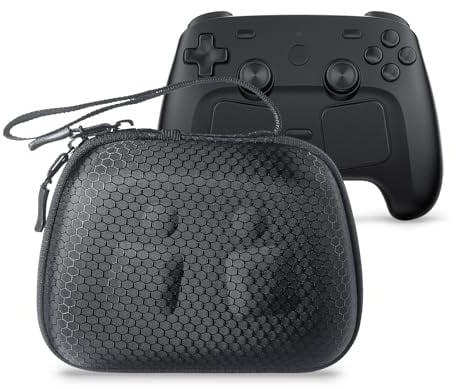JOYTORN Universal Game Controller Case,Compatible with Steam Controller, Switch, Xbox One, PS5, PS4 and Other Controllers,EVA Material Protective Case,Portable Storage Bag,Reinforced Hard Shell Case