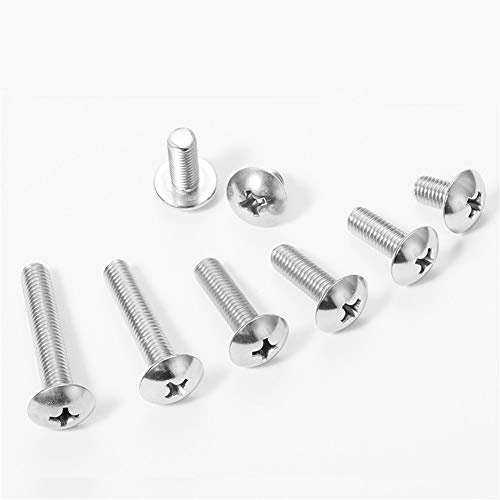 Viti a macchina con testa a traliccio con incasso a croce Bulloni for maschi in acciaio inossidabile a vite piatta grande M2-2.5(M2.5 20pcs,7mm)