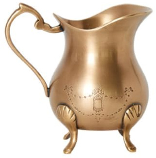 rockible Pichet Décoratif Doré Pichet avec Anse Compact Carafe pour Décoration Table