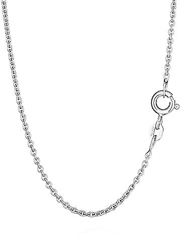 NKlaus 60cm Ankerkette 925 Silber elegante Halskette filigrante Breite 1,1mm Collier 2,3g schwer 6617