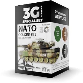 NATO Colors 3G - Set Colori acrilici 3rd Generation 17mL