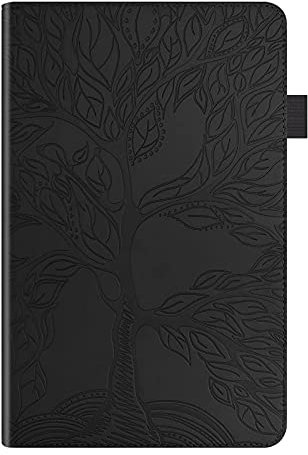 Case for Samsung Galaxy Tab A7 Lite 8.7 inch 2021 Cover SM-T220/T225 Lightweight PU Leather Folio Flip Stand Shell Case with Card Slot Multi-Angle View for Galaxy Tab A7 Lite 8.7 Tablet,Black