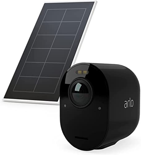 Arlo Ultra2 Zusatz Überwachungskamera aussen und GRATIS Solarpanel - schwarz, Testzeitraum für Arlo Secure Plan