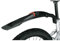 MonkeyLink MonkeyFender Rear Recharge 26 - 29 Hinterrad-Schutzblech mit Akku-Rücklicht, Schwarz