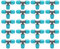 20 pz Connettori a T spinati, 16mm Raccordi per tubi spinati Raccordi per irrigazione a goccia Raccordi a T per tubi Adattatore a 3 vie Giunti per tubi dell'acqua