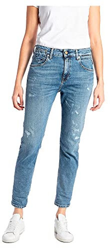 Replay Damen Jeans Marty Boyfit Bio, Medium Blue 009-1 (Blau), 27W / 30L