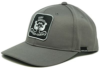 DRESSED IN MUSIC PLAY WITH ME Gorra Recycled sport Surf Monkey® - Gorra técnica de secado rápido (Gris)