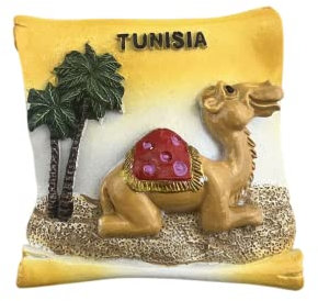 Tunesien Kühlschrankmagnet Reise Souvenir 3D Kühlschrank Dekoration Magnetaufkleber Handbemalt Bastelkollektion