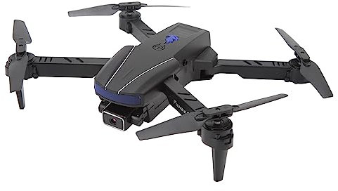 Drones Pliables, Drones Quadricoptères RC à Double Caméra 4K HD pour Adultes, WiFi, FPV, Maintien D'altitude, Vol Stationnaire Intelligent et évitement d'obstacles, Décollage à