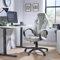 X-Rocker Maverick Office Chair, Ergonomic Racing Desk Chair with Armrest, Computer Swivel with Back Support, Adjustable Height, Comfortable with Lumbar Support Curve - GREY