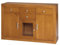 Aparador en Pino Macizo, Serie Kalpe. Medida 86X42 cm (Alto/Fondo) (130 cm de Ancho, Cerezo)