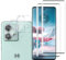GMUJIAO [2+2 Pack Compatible with Motorola Edge 40 Neo for Tempered Glass Screen Protector & Camera Lens Protector,HD Full Screen Tempered Glass Film[Anti-Shatter]-Black