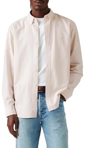 Levi's Herren Authentic Button Down Waylon Stripe Safari L