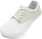 JUEQIBAA Homme Chaussures Pieds Nus Orteil Large Baskets Minimaliste Chaussures Décontractées Respirant Poids Léger pour Marcher Courir L'haltérophilie Blanc 43