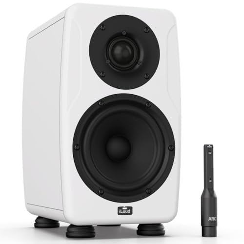 IK Multimedia iLoud Precision 5 Active Studio Monitor (Single Unit, White)