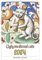 Yssevlon 1 Stück Kalender mit Seltsamen Mittelalterlichen Katzen, Lustiger, Seltsamer Mittelalterlicher Katzenkalender 2024 Aus Papier