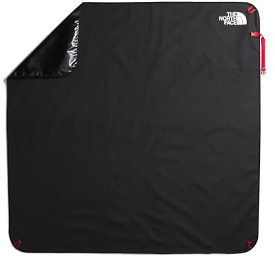 THE NORTH FACE Wawona Ground Tarp - Water Repellent Ground Cover, Tent Stake Loops, Durable Fabric, TNF Black-NPF, One Size