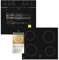 Exquisit Herd-Set EHE256-U-020-Set schwarz | EEK: A | 59,0 l Garraum | Glaskeramik Kochfeld | Herd-Set 60 cm