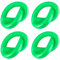 Tradineur Lot de 4 bouées flottantes en mousse pour piscine et spaghetti en mousse Vert 6,5 x 150 cm
