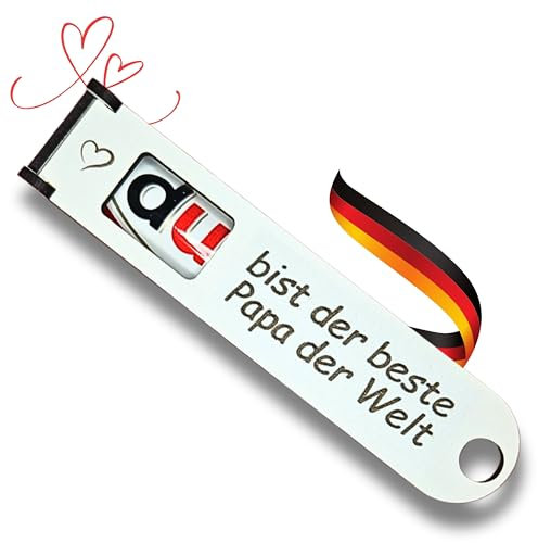 Du bist der beste Papa der Welt - Originelle DUPLO Schokoriegel Geschenkbox mit Geldschein-Fach zum Personalisieren (Papa)
