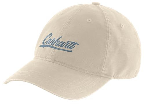 Carhartt Damen Canvas Script Graphic Cap Baseballkappe, Hafermilch, Einheitsgröße